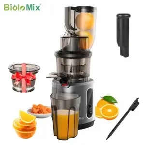 BioloMix Cold Press Juicer – 75mm Wide Feed Chute