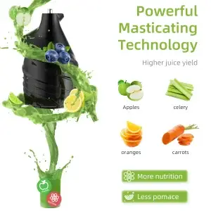 BioloMix Cold Press Juicer – 75mm Wide Feed Chute - Thumbnail Image 3