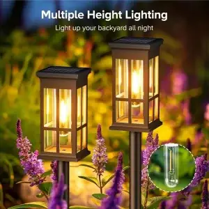 Solar Landscape Pathway Lights – Outdoor & Waterproof - Thumbnail Image 3