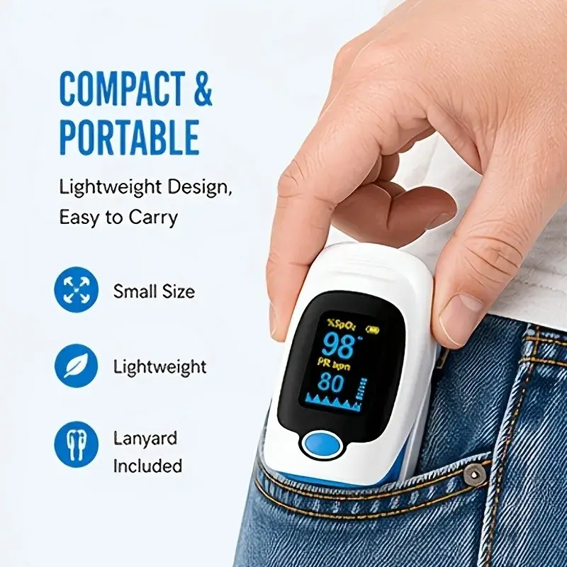 Fingertip Pulse Oximeter – Blood Oxygen & Pulse Rate Monitor - Image 5