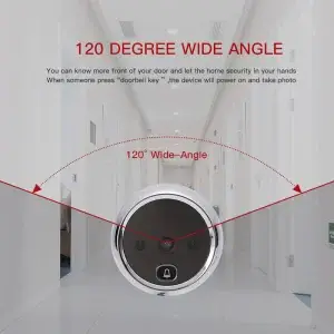 KAK 2.8" LCD Smart Digital Peephole Doorbell Camera - Thumbnail Image 2