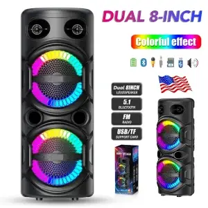 3000W Portable Bluetooth Party Speaker with Subwoofer - Thumbnail Image 4