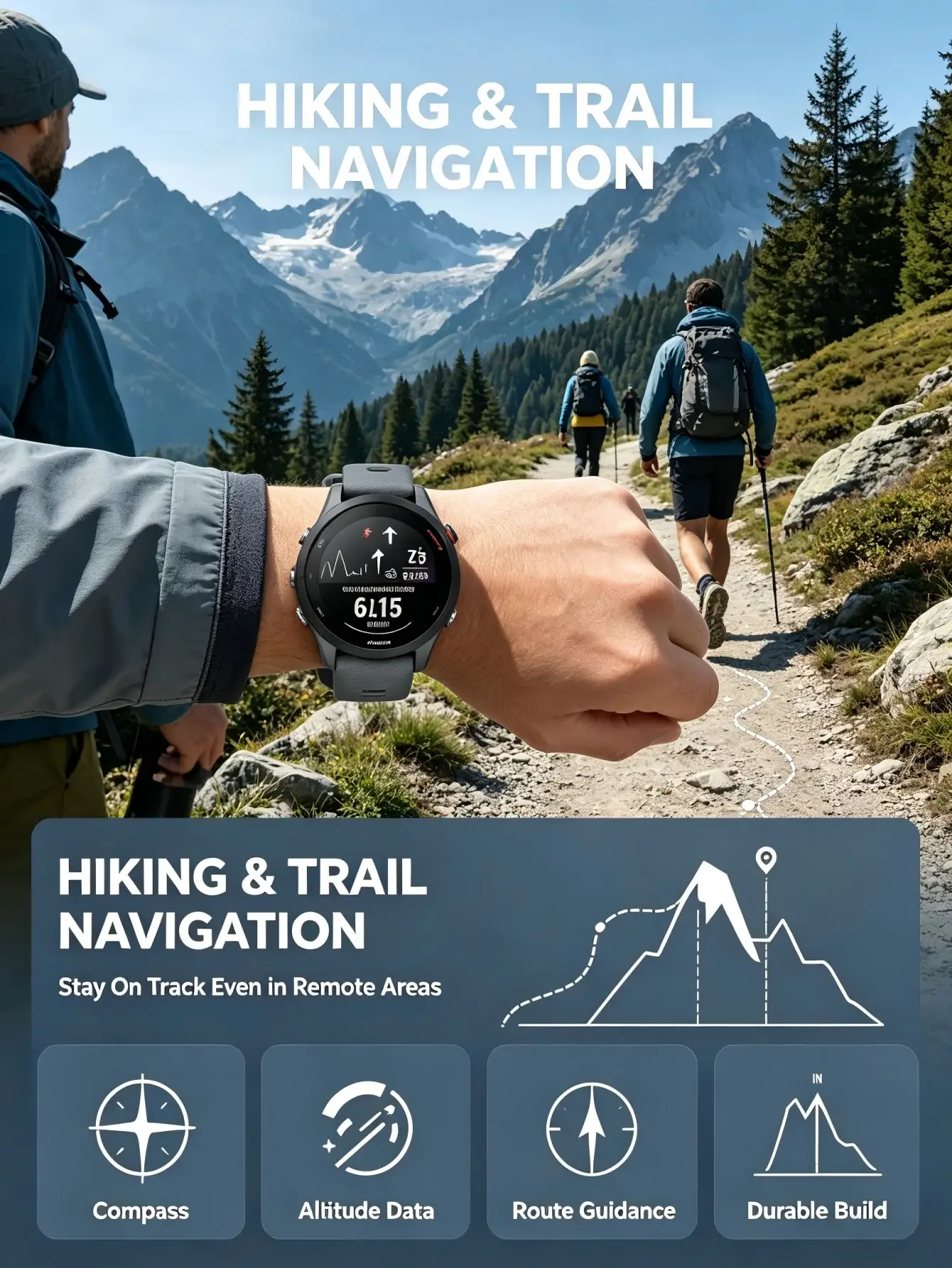 Garmin Forerunner 255 (46mm) GPS Sports Smartwatch – 5ATM & 14-Day Battery - Image 4