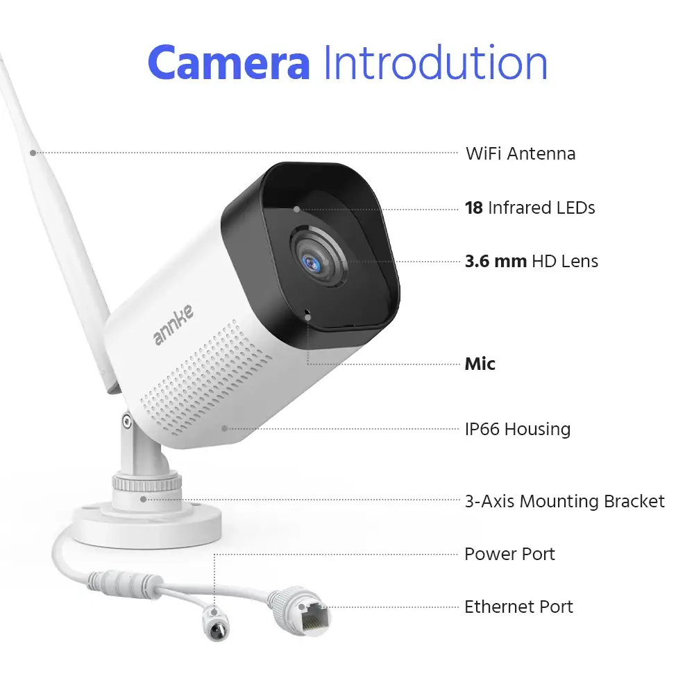 ANNKE 4K Outdoor WiFi CCTV Security Camera with Night Vision - Image 6