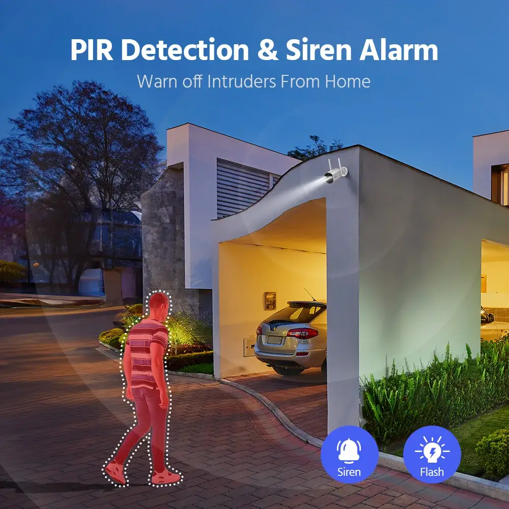 ANNKE 4MP Solar Battery WiFi 6 Security Camera with Night Vision - Image 3