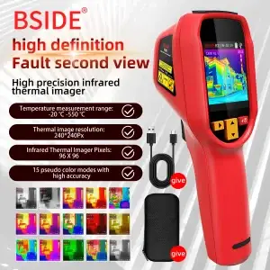BSIDE Professional Handheld Thermal Imaging Camera (-20°C to 550°C) with PC Software - Thumbnail Image 2