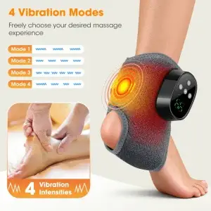 Cordless Heated Ankle & Foot Massager with Vibration - Thumbnail Image 5