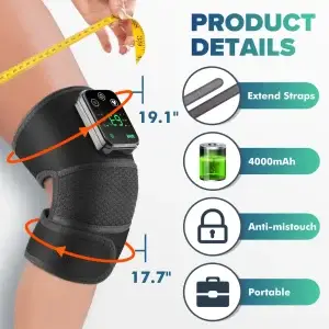 3-in-1 Heated Massager Brace for Knee, Shoulder & Elbow - Thumbnail Image 5