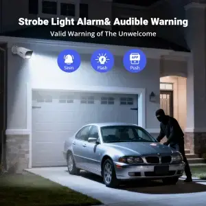 ANNKE 5MP Outdoor PoE IP Security Bullet Camera with Human & Vehicle Detection - Thumbnail Image 4