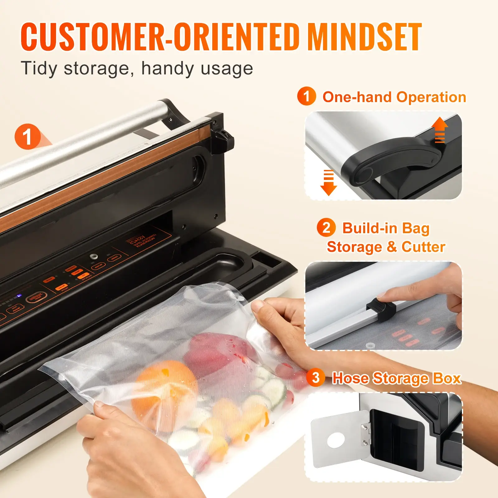 SucceBuy Commercial Vacuum Sealer Machine for Food Preservation - Image 6