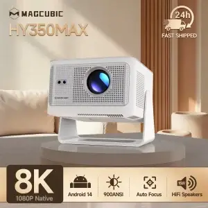 Magcubic HY350Max Portable 1080P Native Home & Outdoor Smart Projector
