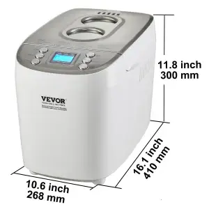 SucceBuy 15-in-1 Automatic Bread Maker with Gluten-Free Setting (2–3 lb Capacity) - Thumbnail Image 5