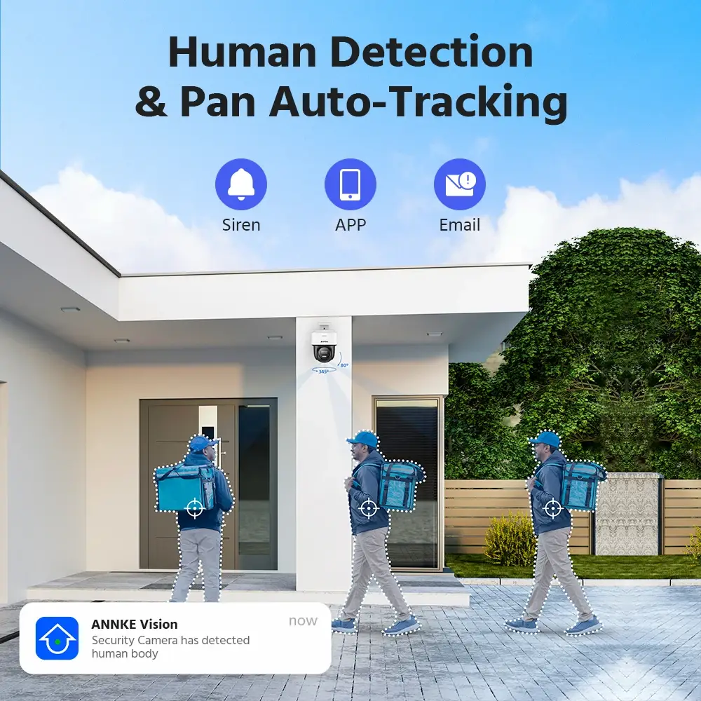 ANNKE 4K Outdoor PoE PT Security Camera with Auto-Tracking - Image 3