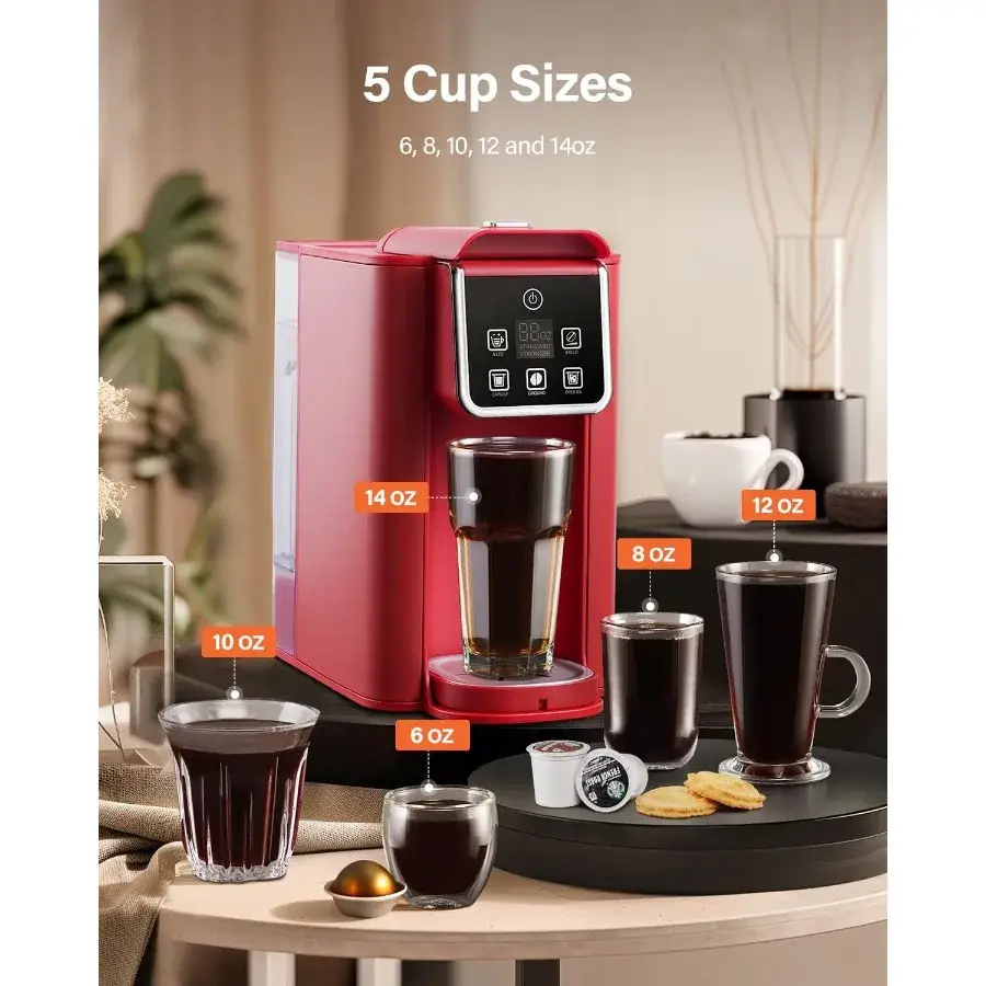 Single Serve Hot & Iced Coffee Maker for K-Cup & Ground coffee - Image 4