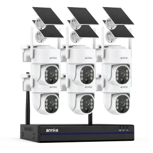 ANNKE 4MP Outdoor Security Solar Wireless PT Camera System with 16CH NVR - Thumbnail Image 6
