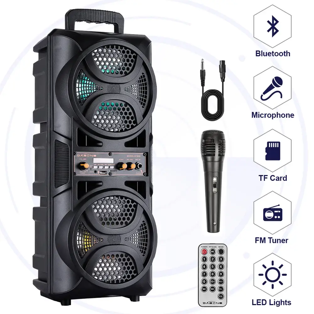 3000W Portable Bluetooth Party Speaker with Subwoofer - Image 5