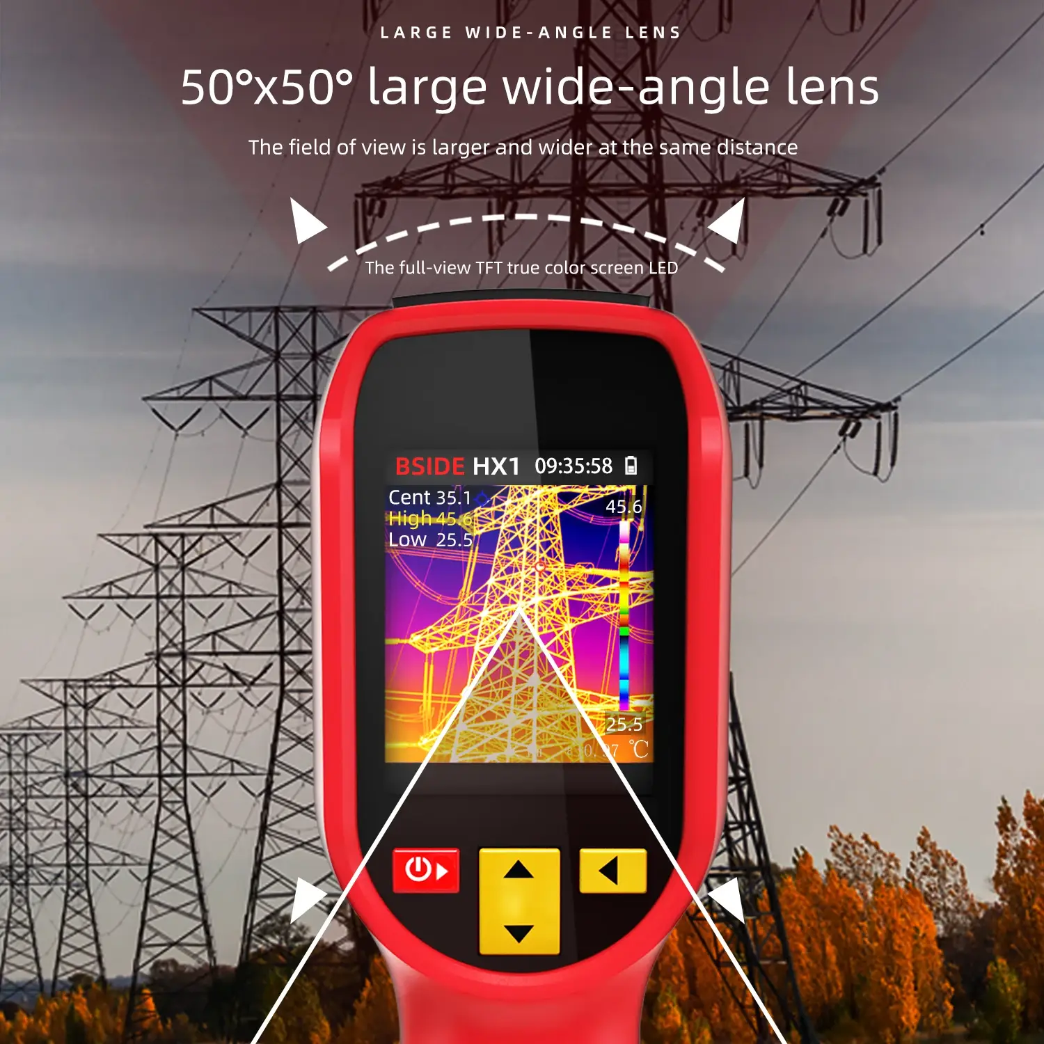 BSIDE Professional Handheld Thermal Imaging Camera (-20°C to 550°C) with PC Software - Image 4