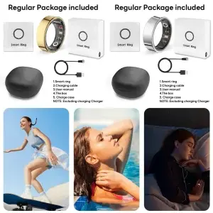 Smart Health Ring – Body Temp, Heart Rate & Sleep Monito - Thumbnail Image 6