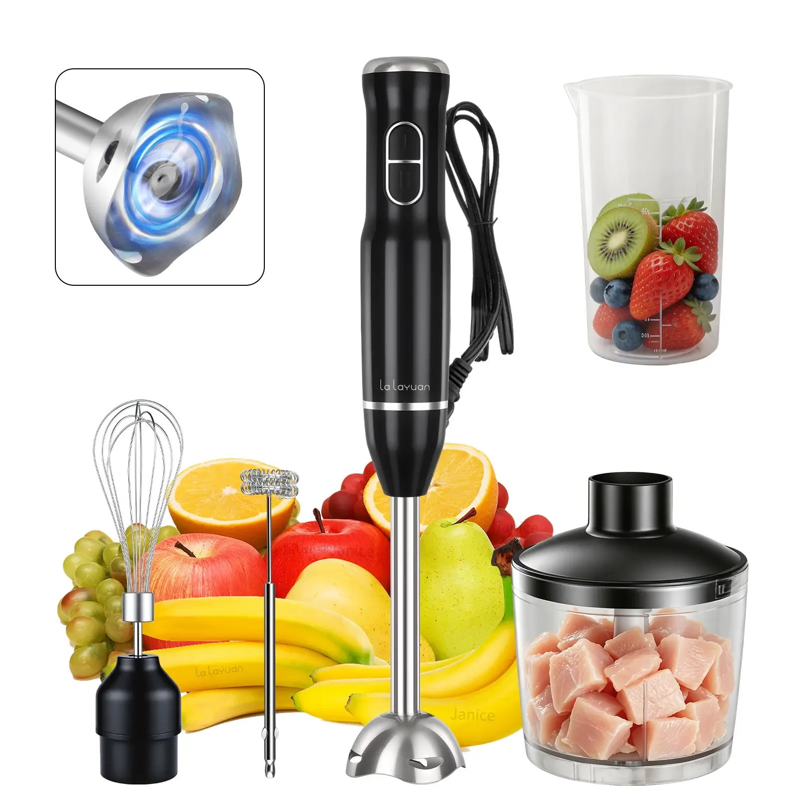 110v Multi-Purpose 5-in-1 Electric Blender Set - Image 1