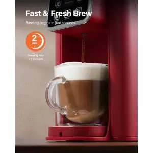 Single Serve Hot & Iced Coffee Maker for K-Cup & Ground coffee - Thumbnail Image 5