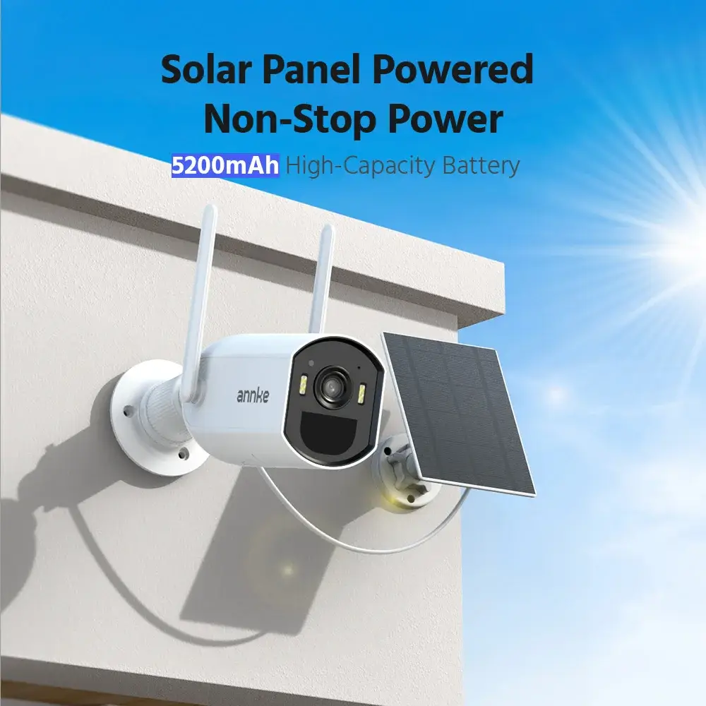 ANNKE 4MP Solar Battery WiFi 6 Security Camera with Night Vision - Image 6