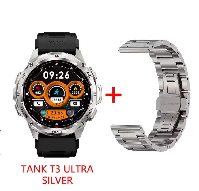 KOSPET TANK T3 Ultra Rugged Fitness Smartwatch with GPS - Image 6