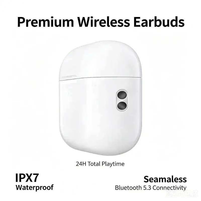 Air 3 Pro Bluetooth Earbuds – ANC, Heart Rate Tracking & Waterproof - Image 1