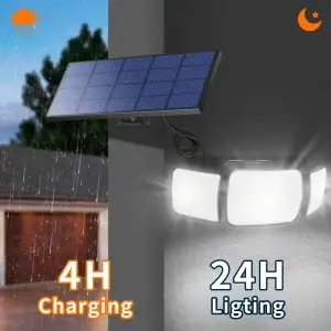 Intelamp Outdoor Solar LED Light – 6000mAh Battery & Dual Motion Sensors - Thumbnail Image 5