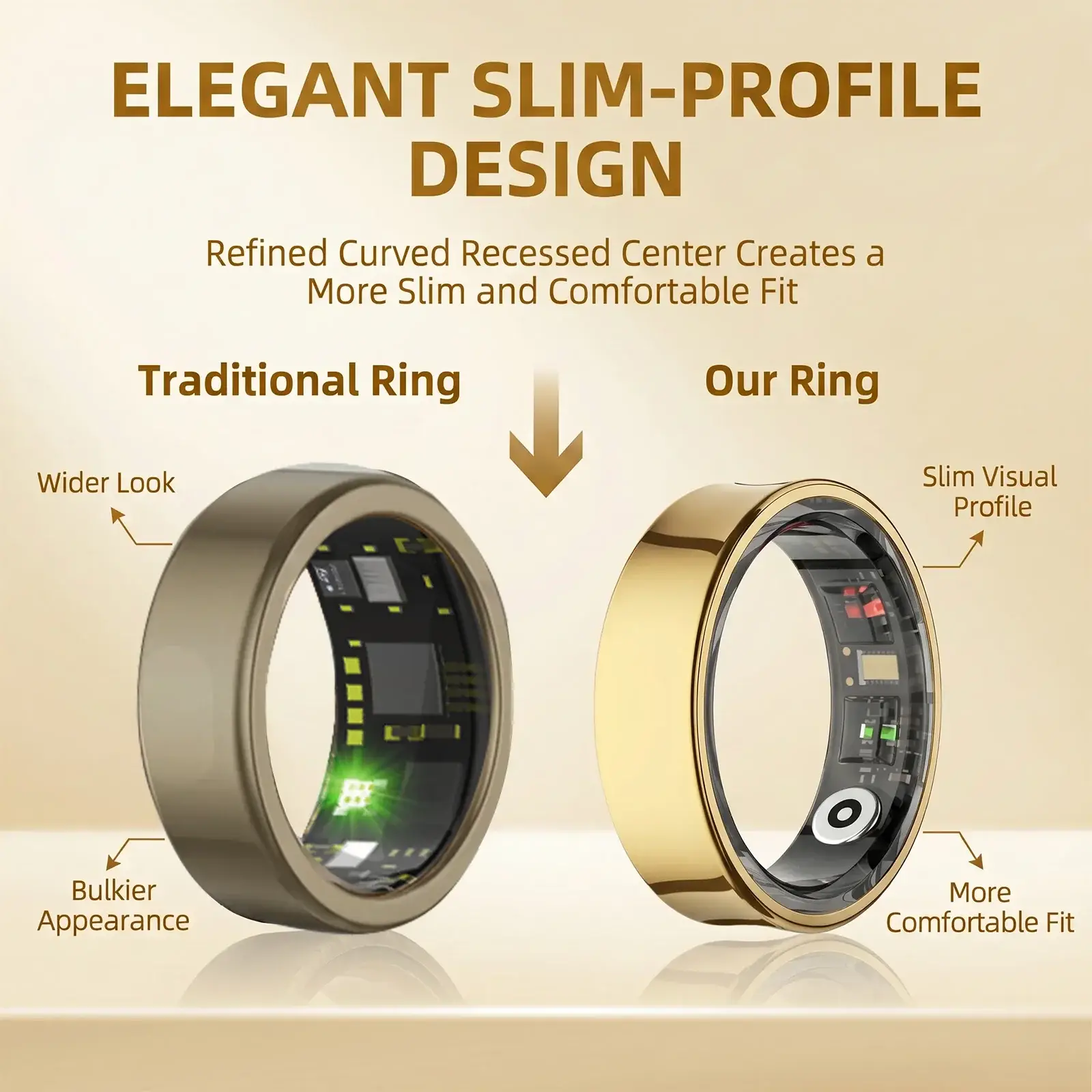 Smart Health Ring – Body Temp, Heart Rate & Sleep Monito - Image 4