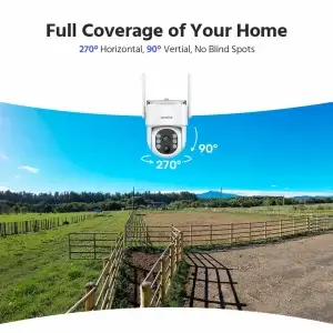 ANNKE 4MP Outdoor Security Solar Wireless PT Camera System with 16CH NVR - Thumbnail Image 3