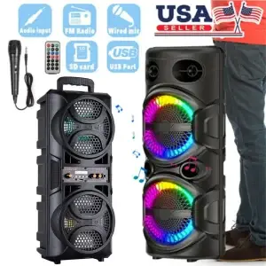 3000W Portable Bluetooth Party Speaker with Subwoofer
