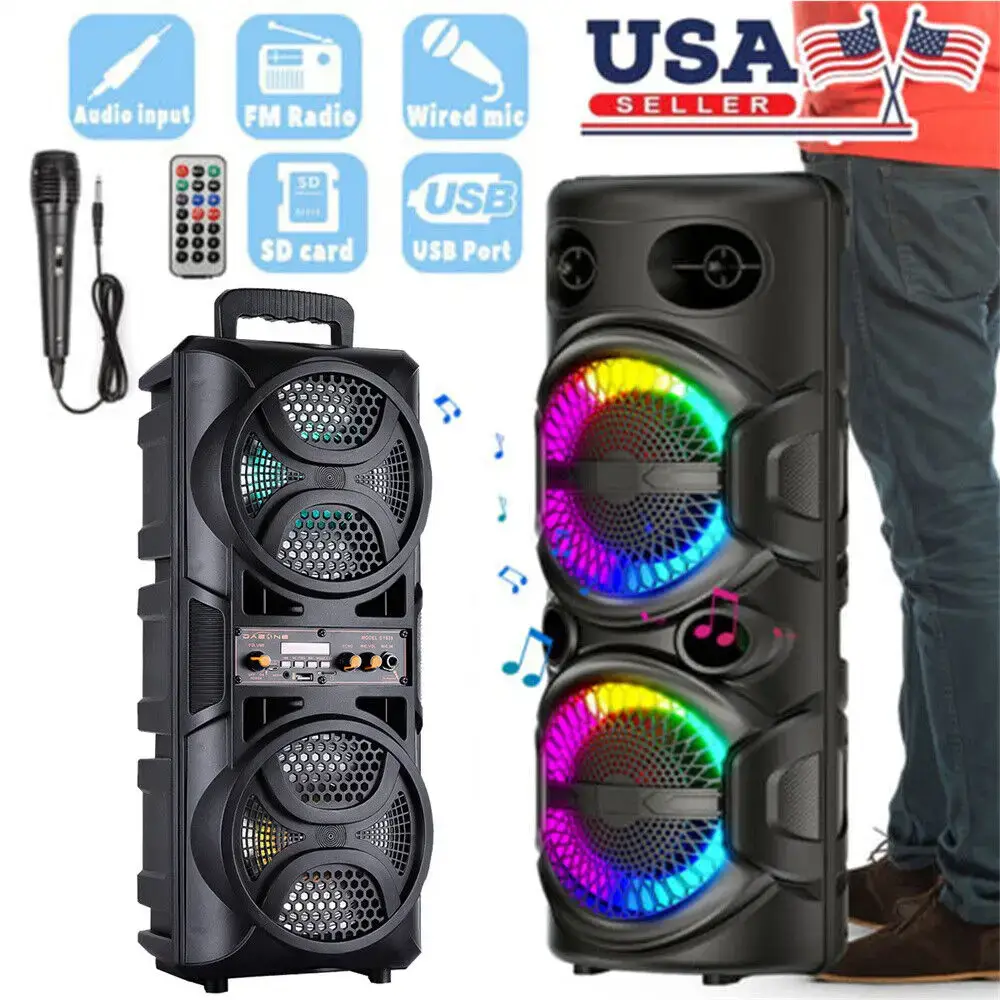3000W Portable Bluetooth Party Speaker with Subwoofer - Image 1