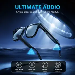KAIGERR Smart Glasses – 13MP  4K AI Camera & Bluetooth Audio - Thumbnail Image 2